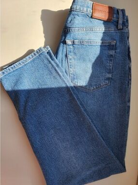 LUCKY BRAND - DREW MOM High Rise Button-FlyTaper Jeans - Light Blue